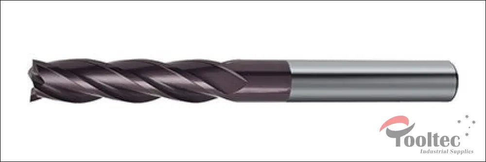12mm 4 Flute Carbide Endmill Long Series Fire Coated 45mm FL x 150mm OAL (5556 12,000) - Milling Tools