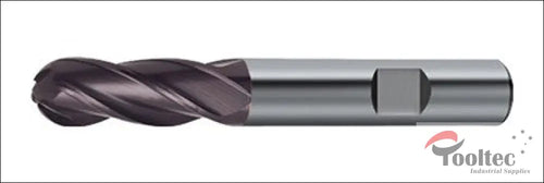 12mm Ballnose Endmill 4 Flute Carbide Fire Coat (5584 12,000) - V622 / ^ - Consignment