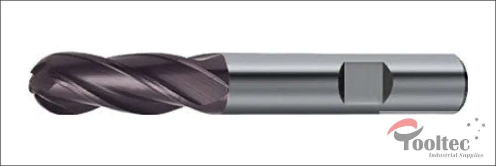 3mm Ballnose Endmill 4 Flute Carbide Fire Coat (5584 3,000) - V616 / ^ - Milling Tools