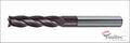 4mm 4 Flute Carbide Endmill Long Series Fire Coated 25mm FL x 75mm OAL (5556 4,000) - Milling Tools