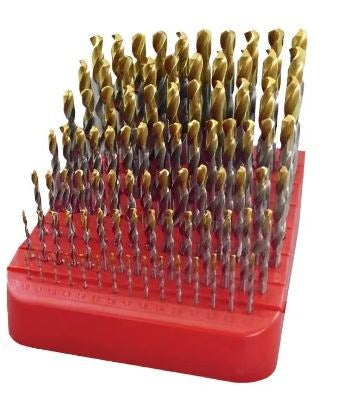 HSS Tip Coated Drills 1-10mm, 0.1mm Incr. 91 Pieces Drill Set (377005379 - 9651 0,001))