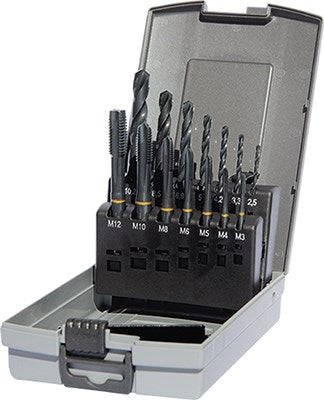 Gun Nose Tap and Drill Set Gold Band M3-M12 (5696 17,100)