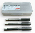 M2x0.4 Hand Tap Set HSS J-Type (3Pcs) Bright Finished, (T7099139)
