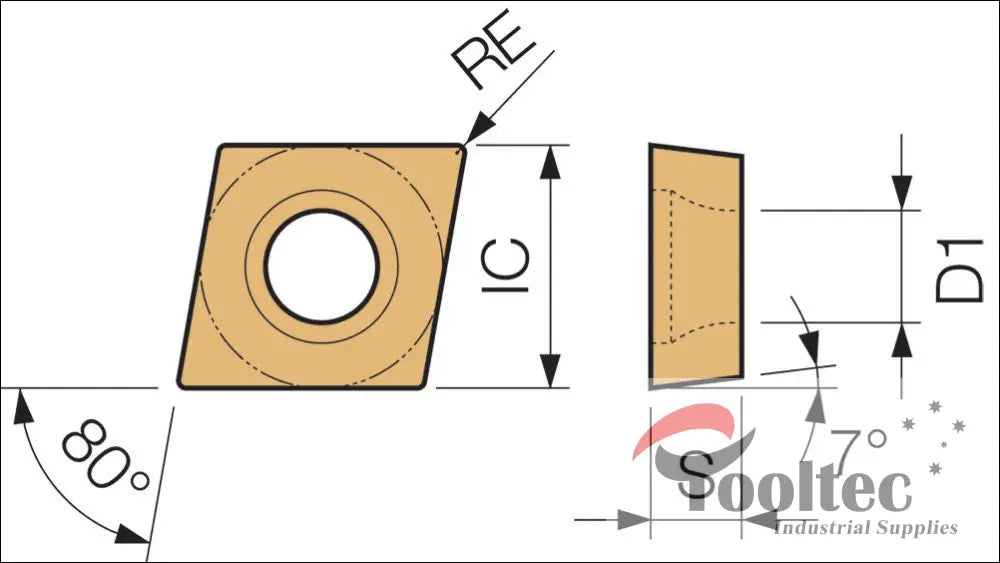 CCMT120408GK CA515 (TAB00531) - A-3 / ^ - Inserts