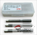M5x0.8 Hand Tap Set HSS J-Type (3Pcs) Bright Finished,(T7099289) - Taps