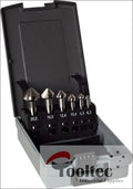 Uncoated Countersink Set 6.3 - 20.5mm 6 Pieces (498 7,000) - Countersinks